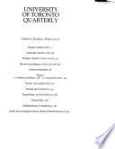 University of Toronto Quarterly