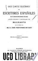 Unos cuantos seudónimos de escritores españoles con sus correspondientes nombres verdaderos