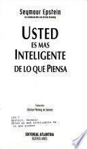 Usted es más inteligente de lo que piensa