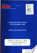V Censo de población y IV de vivienda, 1990: Guayas (3 v.)