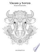 Vacas y toros libro para colorear para adultos 1