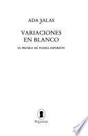 Variaciones en blanco