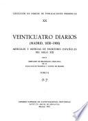 Veinticuatro diarios. Madrid, 1830-1900: D-J