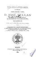 Velada literaria en honor del insigne escritor y poeta d. José Selgas
