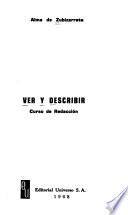 Ver y describir: curso de redacción