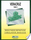 Veracruz. Conteo de Población y Vivienda, 1995. Resultados definitivos. Tabulados básicos. Tomo III