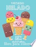 Verano Helado Libro Para Colorear Para niños de 3-7 años