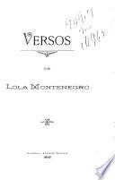 Versos de Lola Montenegro