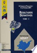 VI censo de población y V de vivienda, 2001: Provincia del Azuay (2 v.)