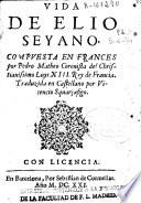 Vida de Elio Seyano