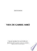 Vida de Gabriel Miró