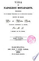 Vida de Napoleón Bonaparte, escrita en inglés