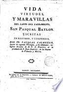 Vida de San Pasqual Baylon
