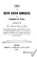 Vida del beato Alonso Rodriguez de la Compañía de Jesus