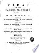 Vidas de los Padres Martires y otros principales santos, 9
