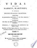 Vidas de los Padres, Mártires y otros principales Santos