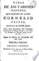 Vidas de los varones ilustres que escribió en latín Cornelio Nepos