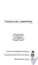 Vigencia del cardenismo