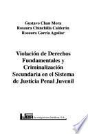 Violación de derechos fundamentales y criminalización secundaria en el sistema de justicia penal juvenil