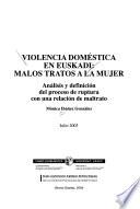 Violencia doméstica en Euskadi
