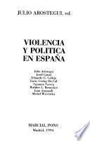 Violencia y política en España