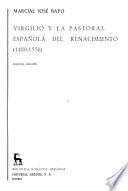 Virgilio y la pastoral española del Renacimiento (1480-1550)