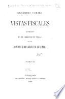 Vistas fiscales expedidas en el carácter de fiscal de las cámaras de apelaciones de la capital