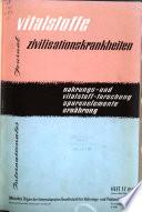 Vitalstoffe-Zivilisationskrankheiten