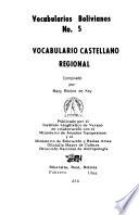 Vocabulario castellano regional