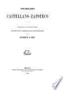 Vocabulario castellano-zapoteco