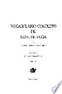 Vocabulario completo de Lope de Vega
