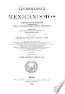 Vocabulario de mexicanismos