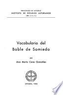 Vocabulario del bable de Somiedo