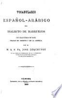 Vocabulario español-arábigo del dialecto de Marruecos
