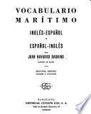 Vocabulario marítimo inglés-español y español-inglés