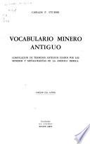 Vocabulario minero antiguo