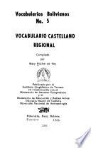 Vocabularios bolivianos