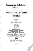 Vocabularios bolivianos