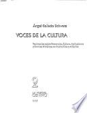 Voces de la Cultura