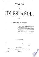 Votos de un español