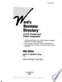 Ward's Business Directory of U.S. Private and Public Companies
