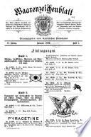 Warenzeichenblatt