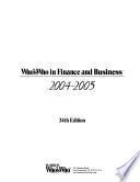 Who's who in Finance and Business