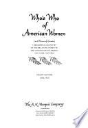 Who's who of American Women and Women of Canada