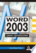 Word 2003 Para Oposiciones Ebook