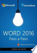 Word 2016 Paso a Paso