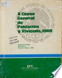 X censo general de población y vivienda, 1980: Estado de Puebla