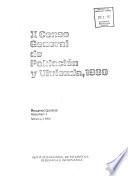X censo general de población y vivienda, 1980