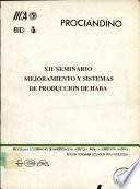 XII Seminario Mejoramiento Y Sistemas De Produccion De Haba