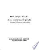 XIV Coloquio Nacional de las Literaturas Regionales